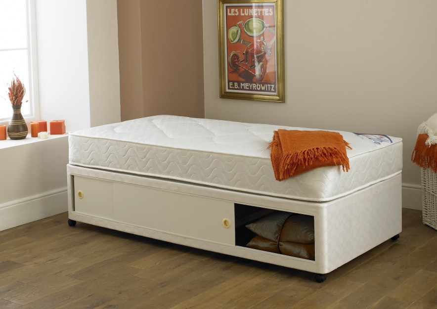 Made To Measure 3FT X 5FT3 Caravan Campervan Short Divan Storage Bed & Mattress 