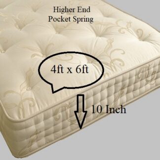 Small Double 4ft x 6ft Static Caravan Mattress Higher Spec 1000 Pocket Spring