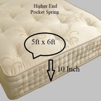 5ft x 6ft 1000 Pocket Sprung King Size Static Caravan Mattress